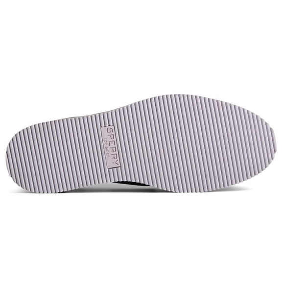 SPEERY TOP-SIDER memory foam shoe. Navy, laces, rainbow design sole. Size 9 - Picture 4 of 4